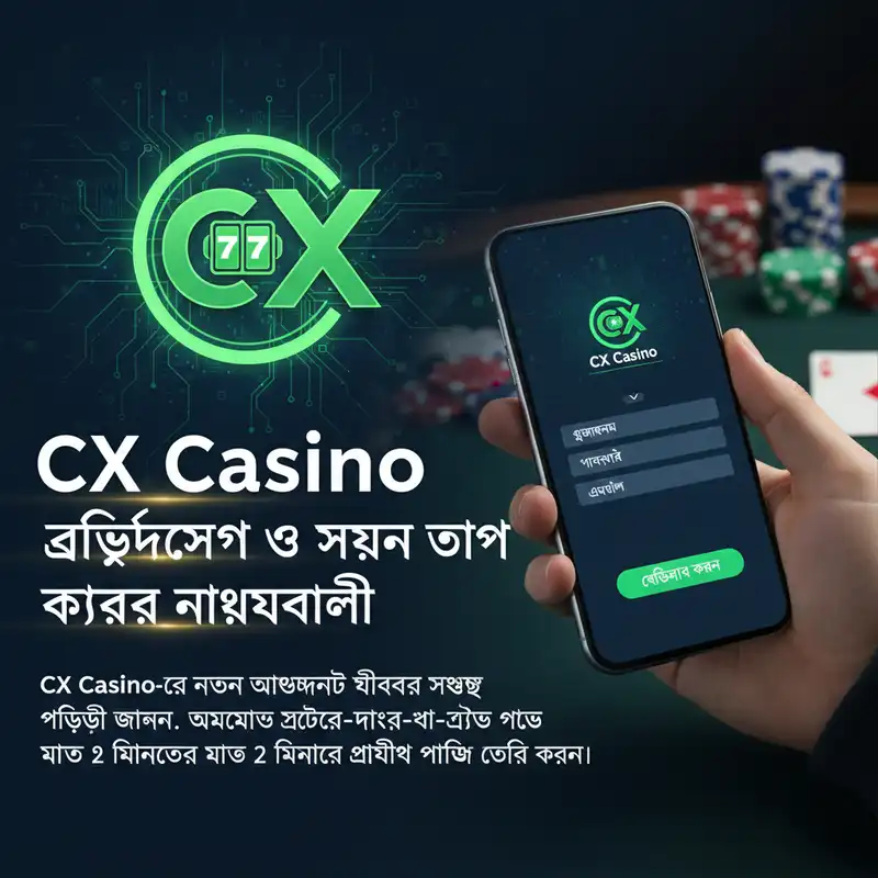 CX Casino রেজিস্ট্রেশন
